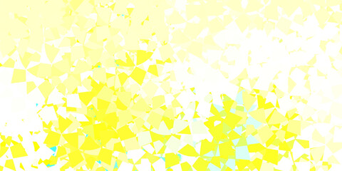 Light multicolor vector background with triangles.