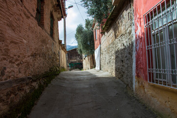 abandoned street in turkey