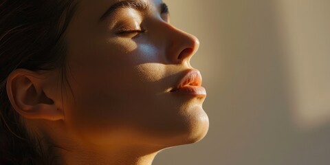 close up of a person