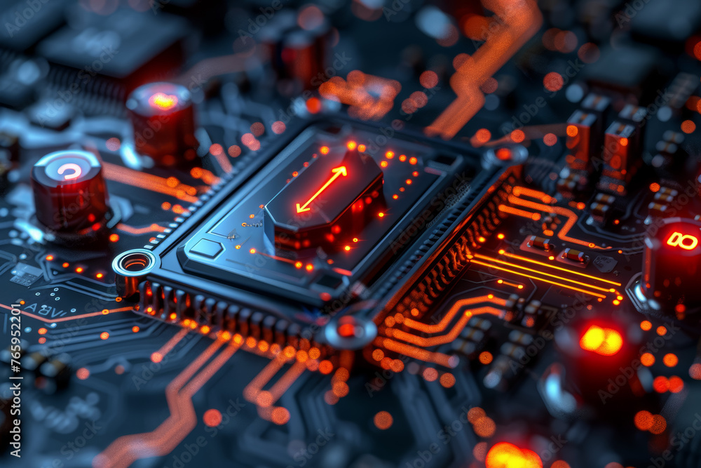 Poster a cutting-edge cybersecurity system employing ai to detect and prevent cyber threats in real-time. c