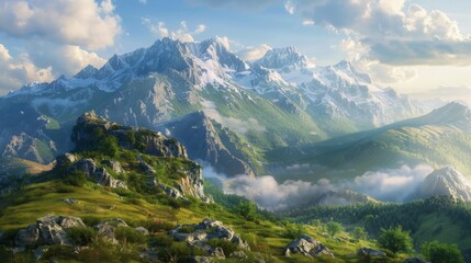 picturesque mountain landscape

