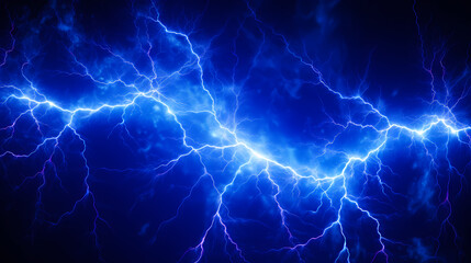 Fototapeta premium Abstract futuristic background with electric neon waves, electric light effect