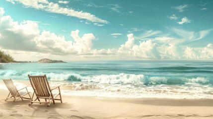  tranquil beach setting