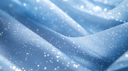 blue textile, blue fabric, abstract blue background, blue wallpaper, shiny glitter, blue bokeh, blurred background 