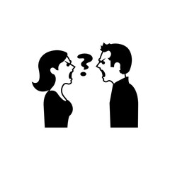 Couple Arguing Icon