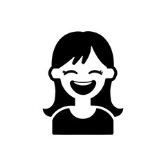 Laughing Woman Icon