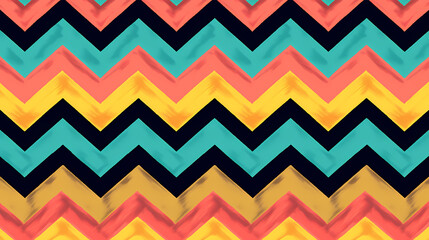 Zigzag pattern on wallpaper texture