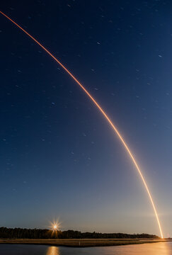 Rocket Lab "Live and Let Fly" mission for NROL-123 Launch over Assateague Lighthouse