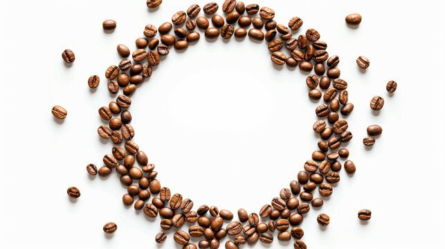 Coffee Circle with Beans