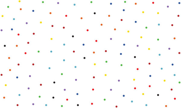 pattern with colorful dots for background, wallpaper, wrapping paper, packging, wall, etc.