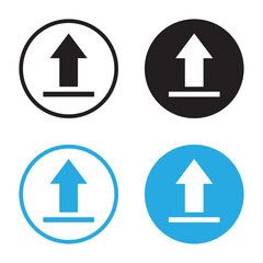 vector upload icon buttons
