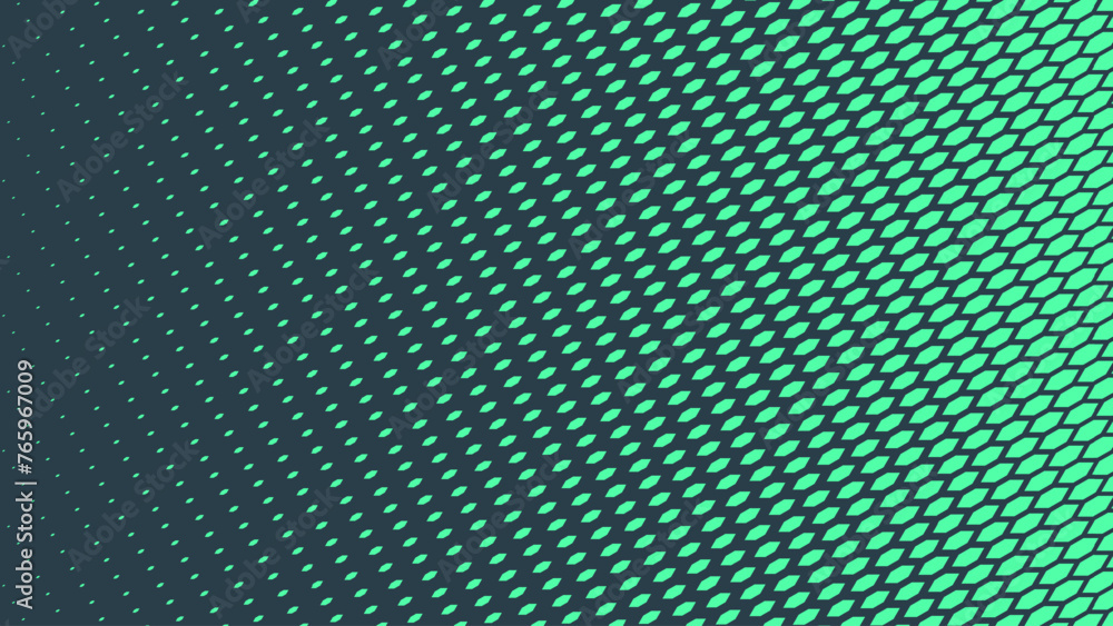 Poster modern scaly halftone pattern vector faded texture turquoise abstract background. ultramodern minima