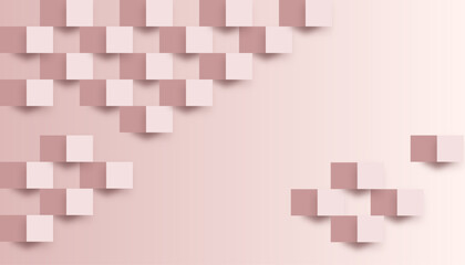 abstract graphic background image, 16:9 widescreen 3D square patterned wallpaper / backdrop	