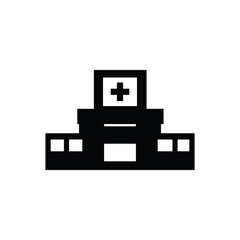 Vector house home icon Silhouette