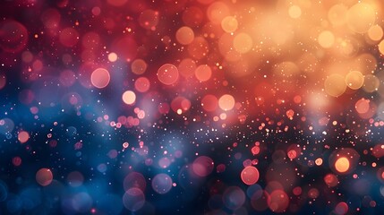 Abstract background image of colored bokeh lighting effects