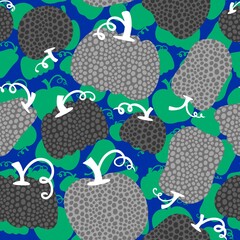 Halloween pumpkins seamless monsters pattern for wrapping paper and fabrics and linens and kids