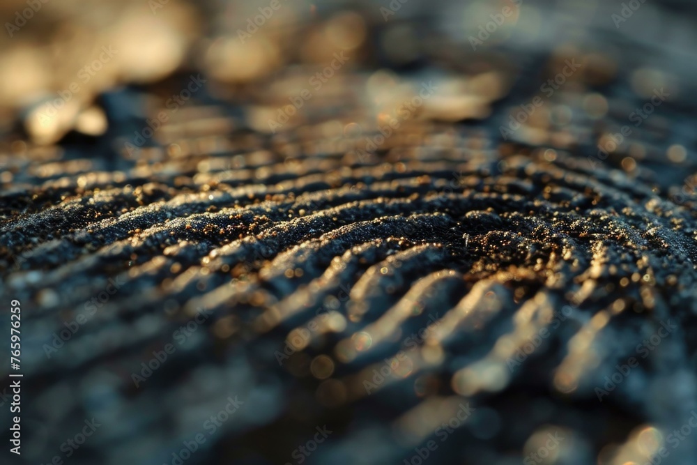 Poster a close up of a tree trunk with some dirt on it. generative ai.