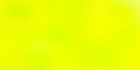 Light green, yellow vector gradient blur layout.