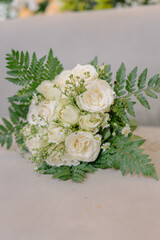 wedding bouquet of roses