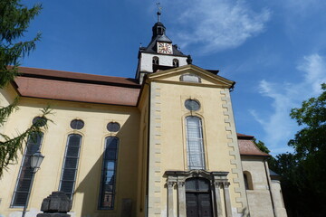 Schlosskirche in der Bergstadt in Bernburg an der Saale in Sachsen-Anhalt