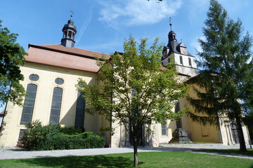 Schlosskirche in der Bergstadt in Bernburg an der Saale in Sachsen-Anhalt