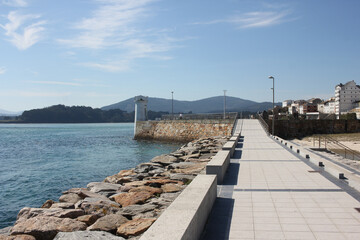 walk near Rapadoira beach in Foz