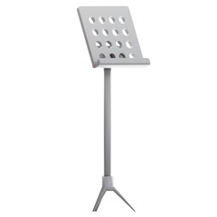 3d icon music stand on the white background