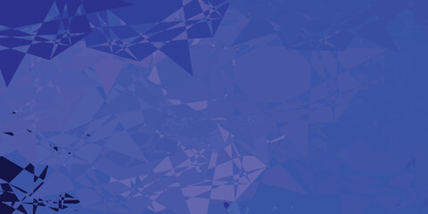 Light Purple vector pattern with polygonal shapes.