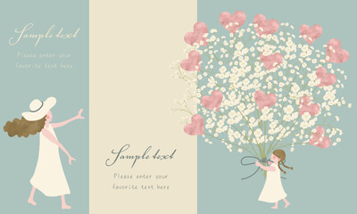 母の日のポストカード