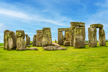 Stonehenge, prehistoric stone circle monument, cemetery, and archaeological site located on Salisbury, Wiltshire, England. It was built anywhere from 3000 BC to 2000 BC.