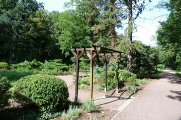 Stadtpark in Bernburg an der Saale in Sachsen-Anhalt