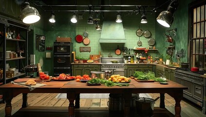 a kitchen filled with lots of cooking utensils