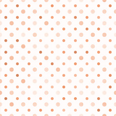 Polka Dot Background in peach