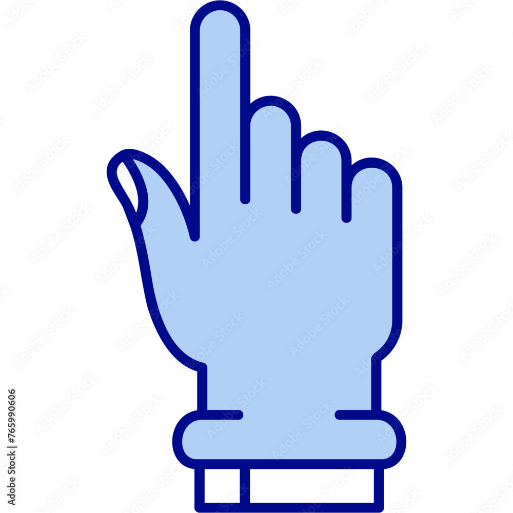 Sticker Hand click Icon