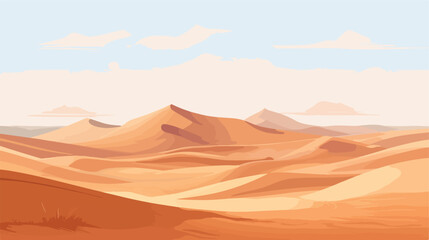 Fototapeta na wymiar A serene desert landscape