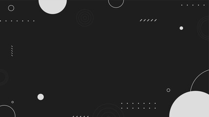 Obraz premium simple abstract black and white professional vector template background