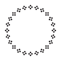 Dotted Circle Frame