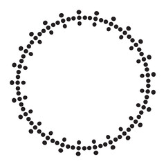 Dotted Circle Frame