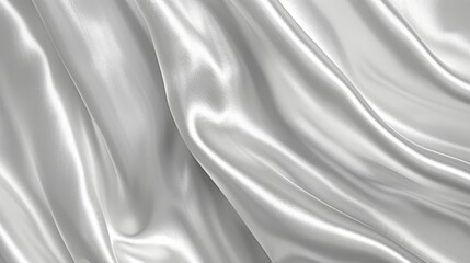 Opulent white silk or satin fabric texture, a superb choice for an elegant wedding backdrop