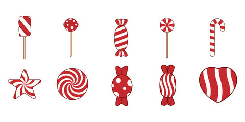 Christmas Candy Illustration