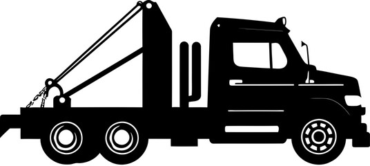 Tow Truck Vector Illustration Expert Handling of Emergencies