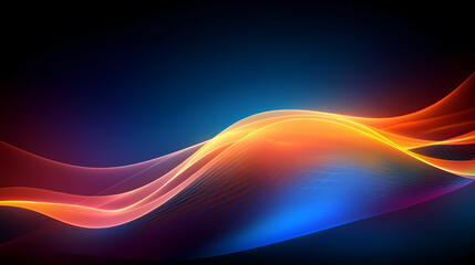 Technology abstract line background and light effect, technology sense background