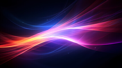 Technology abstract line background and light effect, technology sense background