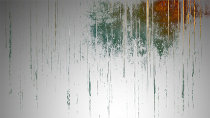 Abstract Grunge Texture Overlay with Faded Orange, Green, and Yellow Tones, Vintage, Urban Decay, Gritty Aesthetic on Transparent Background
