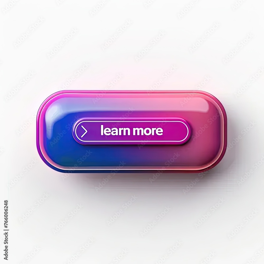 Fototapete a button that says learn more on it