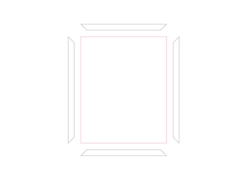 Frame Laser SVG Cut Files, Pic Frames 