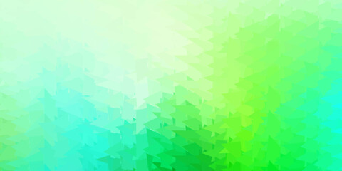 Light blue, yellow vector polygonal background.