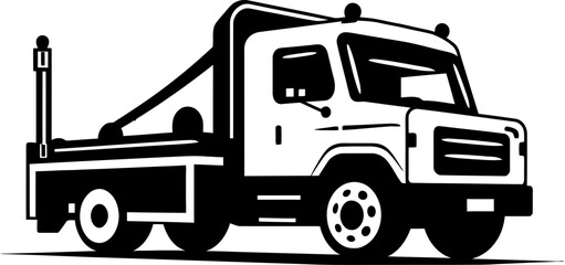 Tow Truck Vector Art Bringing Action to Your Designs