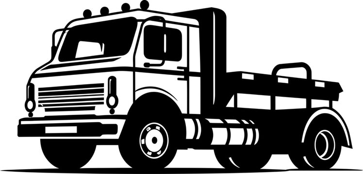 Tow Truck Vector Illustration Your Creative Salvage Partner