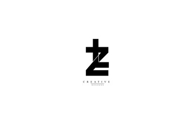 Obraz premium Alphabet letters Initials Monogram logo ZL LZ Z L
